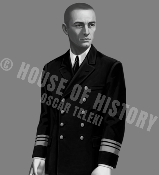 Naval officer uniform being painted over the base figure, upper body